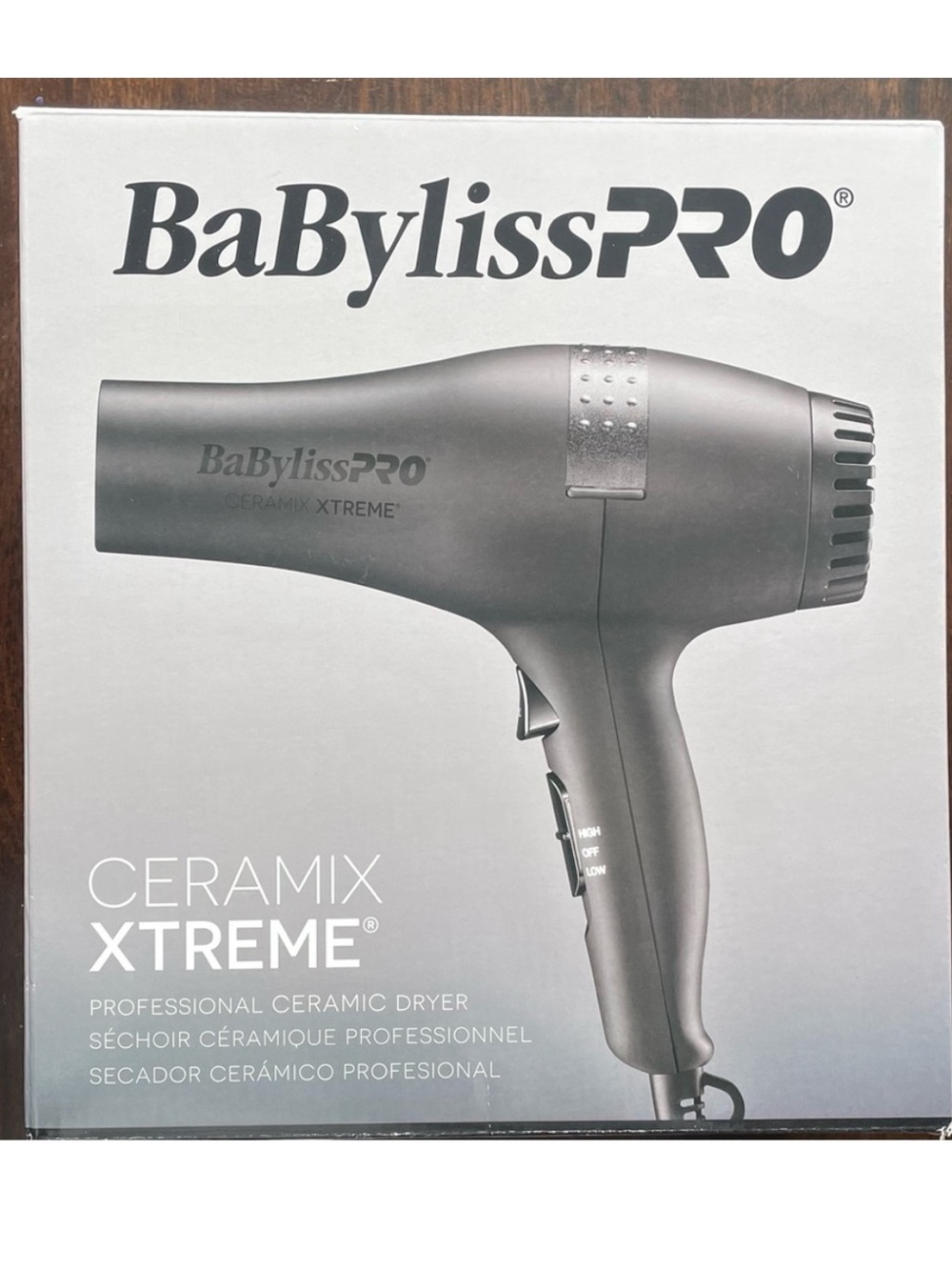 BaByliss PRO Ceramix Xtreme 2000 Watt Pro Hair Dryer Ceramic Salon Black NEW